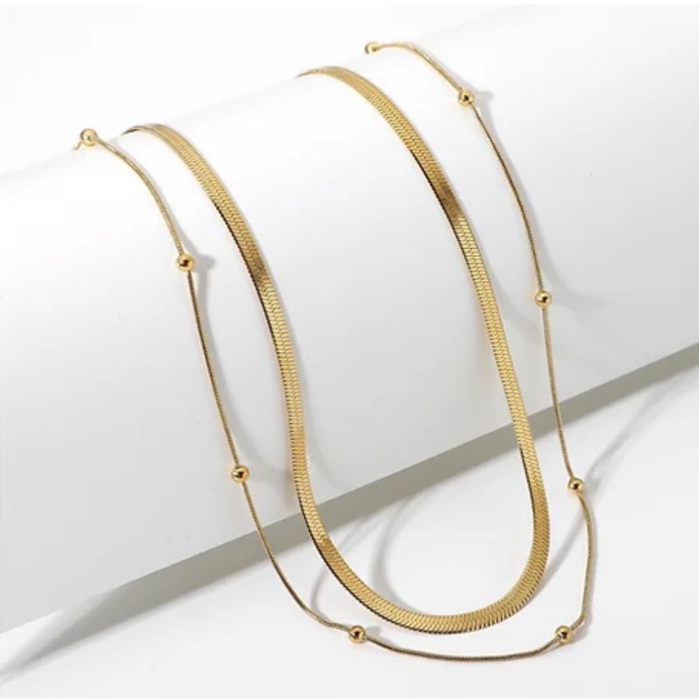 Stainless Steel Gold Plated Snake Chain